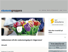 Tablet Screenshot of ekonomgruppen.com